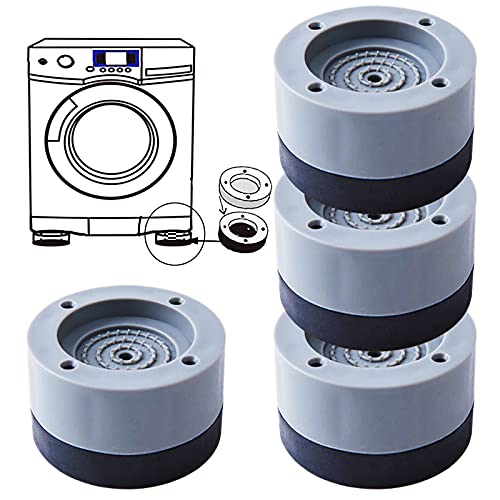 Waschmaschine Füße Pad 4 Stück Anti Vibration Waschmaschine Füße Pad Waschmaschine Fußpolster Wird in Waschmaschinen Trocknern Möbeln und Kühlschränken Verwendet(Grey 4cm/1.57in) von Ruikdly