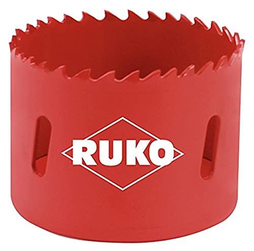 Ruko 106067 Lochsäge-HSS-Bimetall, mit Variabler Zahnung 67 mm rot von Ruko