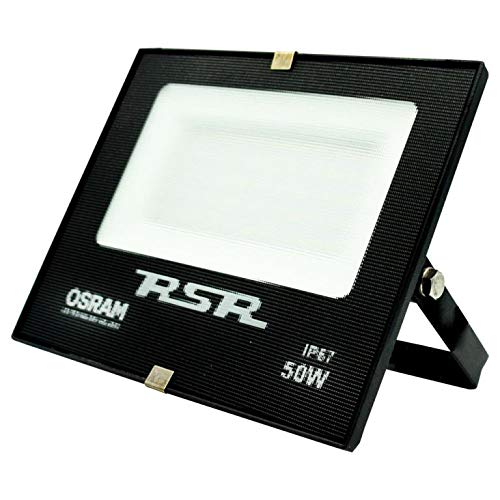 RSR 7433 Mini-Projektor, 50 W, 3000 K, 5500 lm, IP67, SMD2835, Schwarz von S&R