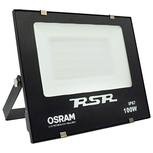 RSR 7443 Mini-Projektor, Schwarz, 100 W, 3000 K, 11300 lm, IP67, SMD2835, Osram von S&R