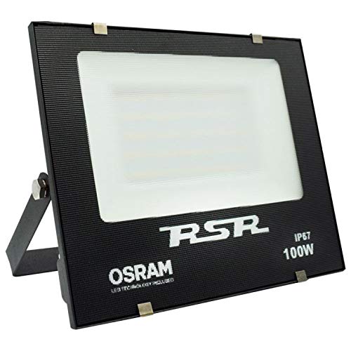 RSR 7444 Mini-Projektor, Schwarz, 100 W, 4500 K, 11300 lm, IP67, SMD2835, Osram von S&R