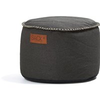 SACK it - RETRO it Canvas Pouf, braun von SACK it ApS