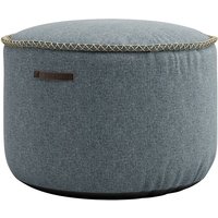 SACK it - RETRO it Medley Drum Pouf, dusty blue von SACK it ApS