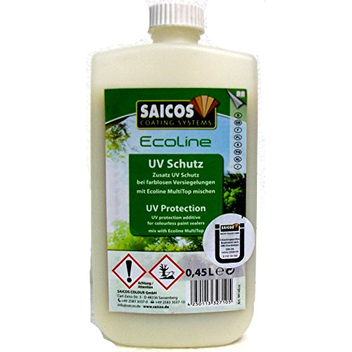 Saicos Ecoline MultiTop Zusatz UV-Schutz, 0,45 Liter von SAICOS COLOUR GmbH