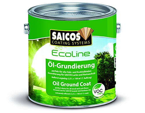 Saicos Ecoline Öl-Grundierung 3479Eco Antikgrau transparent 0,75 Liter von Saicos