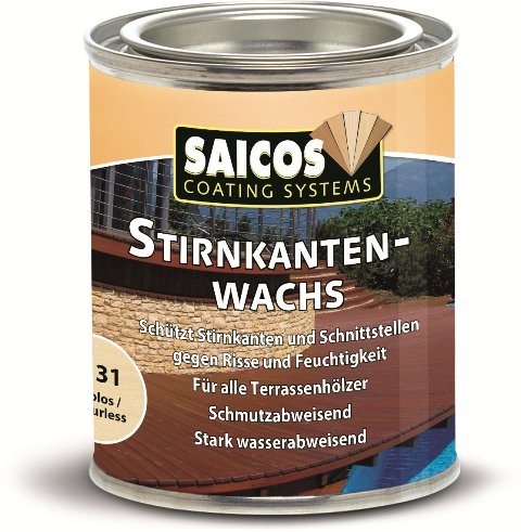 Saicos Stirnkantenwachs Farblos 8131 - 0,75l von Saicos