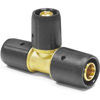 Steckfitting T-Stück Abgänge reduziert - dvgw, Größe 20x2, Abgang 16x2 - 20x2 - Sanpro von SANPRO