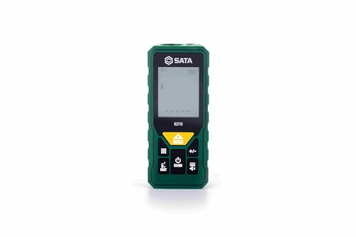SATA ST62713 Professioneller Laserentfernungsmesser, Profi Lasermessgerät bis 100m, ±2 mm Genauigkeit von SATA