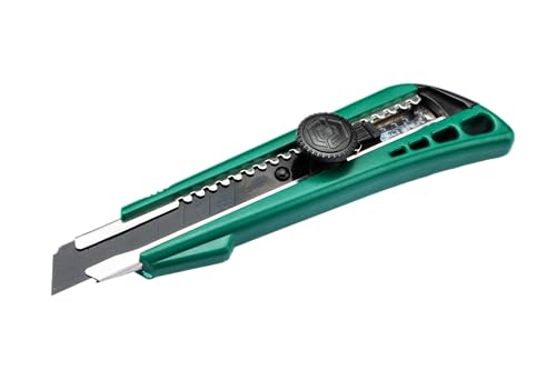 SATA ST93429 Universal Cuttermesser, Teppichmesser, Abrrechklingenmesser, Kartonmesser, Mehrzweckmesser, Allzweckmesser 100x18 mm von SATA