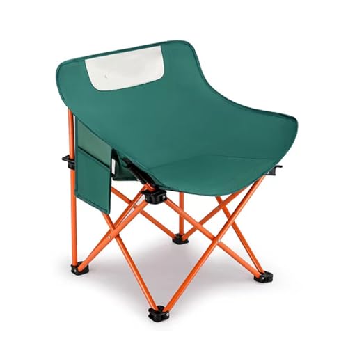 SBCC Outdoor-Camping-Klappstühle, Camping-Strandstühle, Doppellagige Baumwoll-Freizeitstühle (Color : Groen) von SBCC