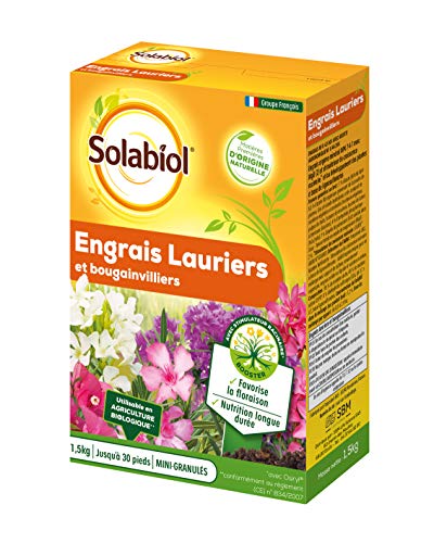 SOLABIOL ENGRAIS LAURIERS ET BOUGAINVILLIERS ETUI 1,5 KG SOLAURY15 von Solabiol