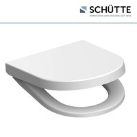 SCHÜTTE WC-Sitz »White«, Duroplast, D-Form,  mit Softclose-Funktion - weiss von SCHÜTTE