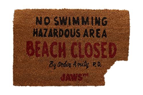SD toys - Paillasson Jaws - Beach Closed 60x40cm - 8435450233357 von SD TOYS