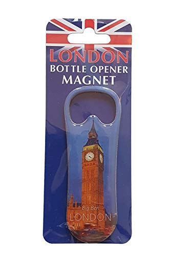 Big Ben Flaschenöffner-Kühlschrankmagnet – Foto des Londoner Wahrzeichens von Nacht / kultiger Elizabeth Tower / nützliches britisches Souvenir aus England UK / für Küche / Zuhause / Bar / Restaurant von SEGMINISMART