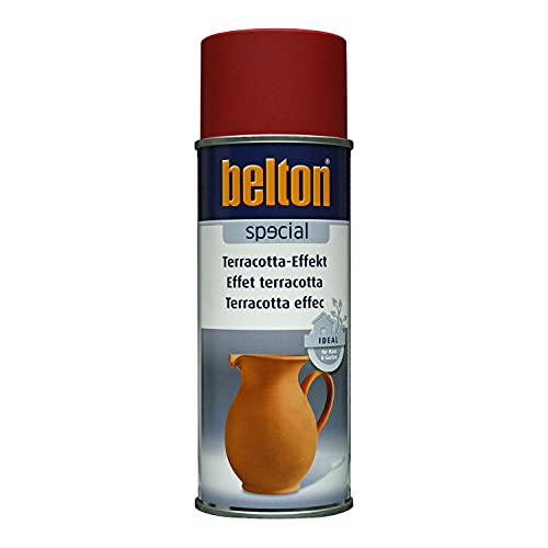 belton Terracotta-Effekt-Spray, Orientrot, 400 ml, für dekorative Effektlackierungen im mediterranen Stil, ideal für Haus und Garten von SELVA
