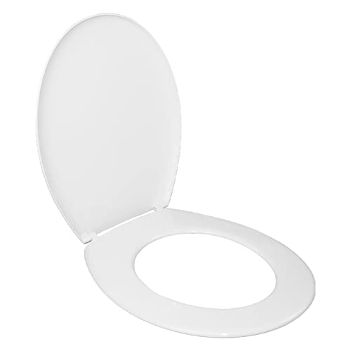 SENSEA - ESSENTIAL WC-Sitz - Oval - Thermoplastischer Kunststoff - Weiß - Glänzendes Finish - Toilettensitz - WC-Deckel von SENSEA