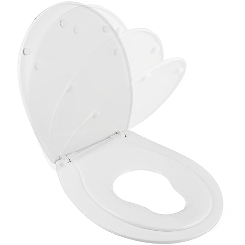 SENSEA - FAMILY Toilettensitz - Soft Close - Thermosoft Plastik - Farbe weiß n°0 - Glänzende Oberfläche. von SENSEA