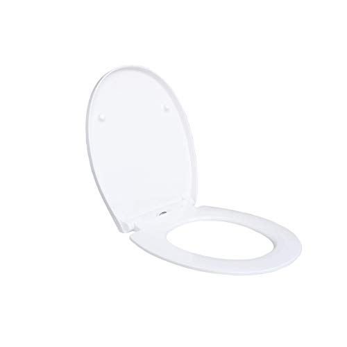 SENSEA - REMIX Toilettensitz - Abnehmbar - Soft Close - Oval - Duroplast - Farbe weiß n°0 - Glänzende Oberfläche von SENSEA