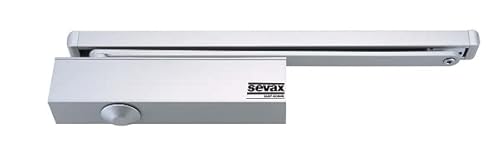 SEVAX ESV7192 Türschließer mit Reißverschluss, F2 bis 4, Silber von SEVAX SAINT GOBAIN