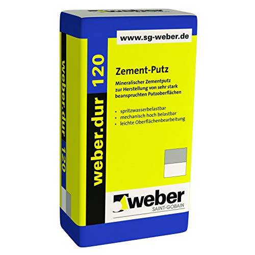 weber.dur 120 mineralischer Zement-Putz 30kg von SG weber