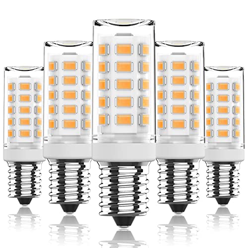 SGEPLED E14 LED Lampe Warmweiss 2700K,3W /350LM Glühbirne Ersatz 30W 40W Halogenlampen, Kein Flackern Nicht Dimmbar, Wandlampe, Schreibtischlampe, 5er Pack von SGEPLED