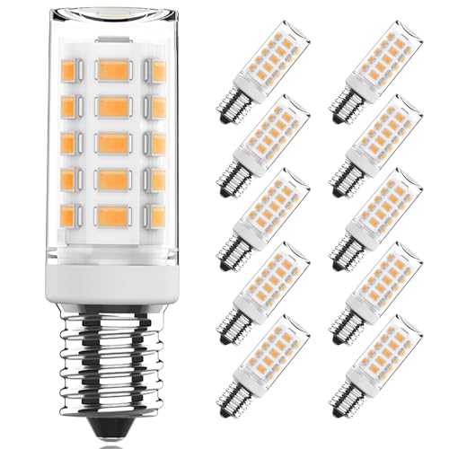 SGEPLED E14 LED Lampe Warmweiss 2700K,3W /350LM Glühbirne Ersatz 30W 40W Halogenlampen, Kein Flackern Nicht Dimmbar, Wandlampe, Schreibtischlampe, 10er Pack von SGEPLED
