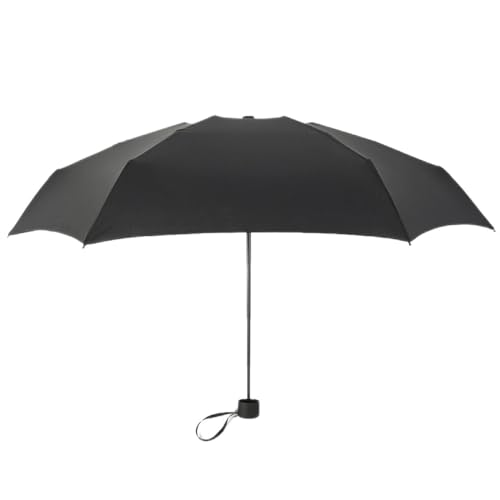 SHENGMIAOHE Winddichter Regenschirm Sonnenschirm Mini Kapsel Regenschirm Sonnenschutz Faltender Regenschirm/Black von SHENGMIAOHE