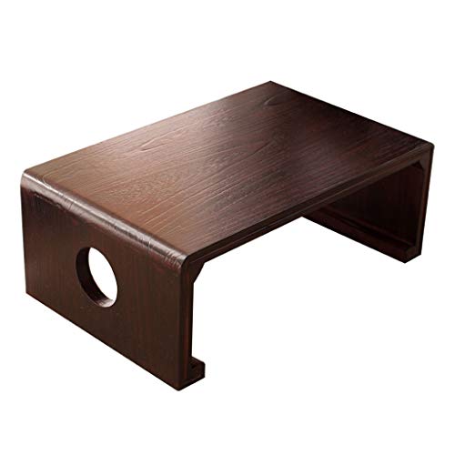 SHGDAIO Couchtisch aus Holz, Mini-Tisch, niedriger Tisch, einfacher Kleiner Teetisch, Laptop-Tisch, Arbeitstisch oder Frühstückstisch von SHGDAIO