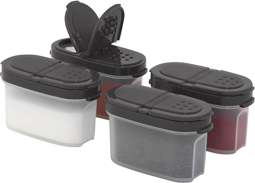 SIGNORA WARE Signoraware Premium Gewürzboxen Aufbewahrungsboxen für Gewürze in groß und klein mit praktischen Streuer aus BPA-Freiem Plastik luftdichtes Vorratsdosen Set für die Küche von SIGNORA WARE
