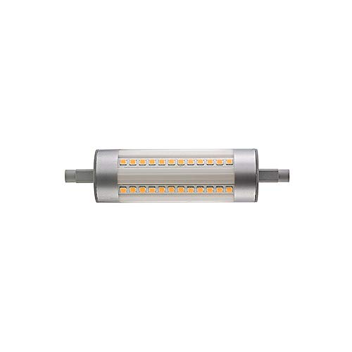 LED Stablampe LUXAR R7S, 230V, Ø 2.4cm / L 11.7cm, R7s 117mm, 6.5W 2700K 806lm 240°, nicht dimmbar von SIGOR