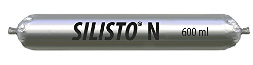 SILISTO Neutralvernetzend Silikon Schwarz 600 ml Schlauch von SILISTO