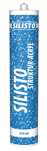 SILISTO Strukturacryl Weiss 310 ml von SILISTO