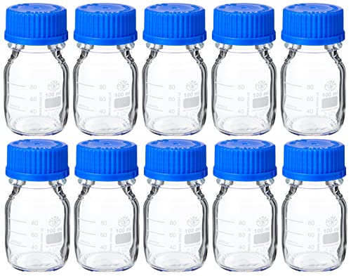 Simax 2070/100 Reagent Glass Bottle, 100 mL (Pack of 10) von SIMAX