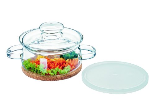 Simax Glassware 510/6053 Gourmettopf mit Korkuntersetzer, 1 l von SIMAX