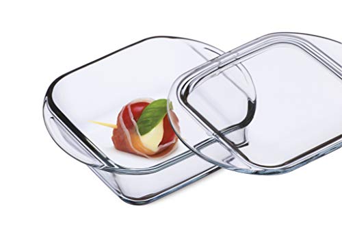 Simax Glassware 7806/7816 Mini-Kasserolle mit Deckel, quadratisch, 284 g von SIMAX