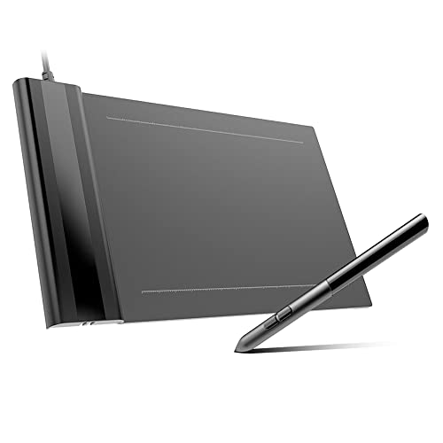 SIUKE S640 Digital Graphics Zeichnung Tablet 6 * 4 Zoll Stift Tablet mit 8192 Ebenen Druck Passive Stift 5080 LPI One-Touch-Radiergummi Handgemalte Tablet von SIUKE