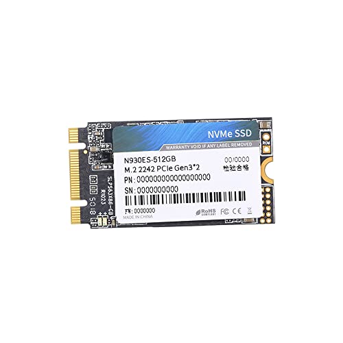 SIUKE SSM Gen3 * 2 PCIe-3D-MLC/TLC-NAND-Flash-Solid-State-Laufwerk mit 512 GB für N930ES NVMe M.2 2242 von SIUKE