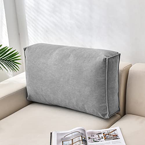 Luxuriöses Sofa-Rückenkissen, Rückenstützkissen, Sofa Lesekissen, großes Nacht- und Rückenlehnenkissen, Lendenwirbelstützkissen, abnehmbarer Bezug von SJH