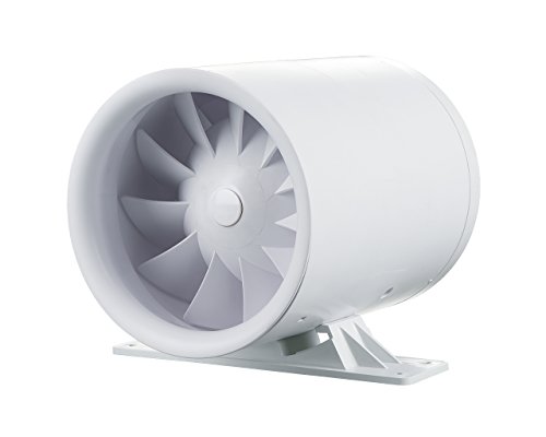 Rohreinschubventilator Soundless Turbine Duo - leise wie der Wind, stark wie eine Turbine (150mm mit 2 Stufen ohne Timer) von SKS24