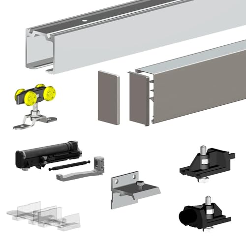 Schiebetürbeschlag SLID'UP 160 PREMIUM, 300 cm, für 1 Holztür bis 60 kg von SLID'UP