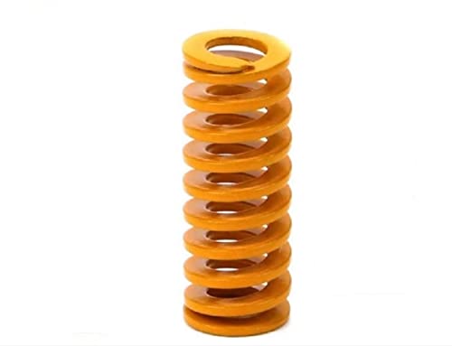 SLOYCA 1 Stück Spiralprägeform Druckfeder Außendurchmesser 20 mm Innendurchmesser 10 mm Länge 20–150 mm (Color : Yellow, Length : 20 x 10 x 90mm) von SLOYCA