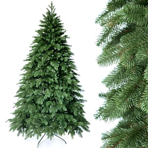 SMEREKA® Künstlicher Weihnachtsbaum 120 сm - Naturgetreue Spritzguss 100%, Made in EU - Tannenbaum Künstlich mit Ständer aus Metall - Christbaum Christmas Tree von SMEREKA