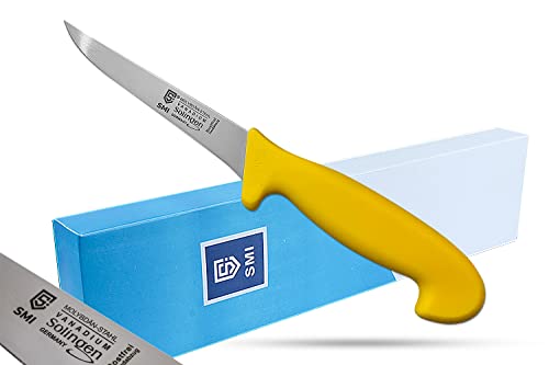 SMI - 5 Zoll Ausbeinmesser Solingen Metzgermesser Profi Fleischmesser Premium-Qualität Ausbeinmesser flexibel, Solingen Edelstahl Gerade Klinge von SMI