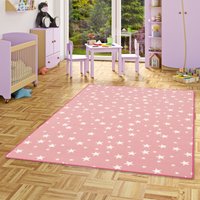 Snapstyle - Kinder Spiel Teppich Sterne Rosa - 80x160 cm von SNAPSTYLE