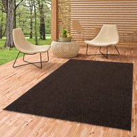 Kunstrasen Rasenteppich mit Noppen Wetterfest Balkon Terrasse Outdoor Teppich - 200x350 cm, Braun von SNAPSTYLE