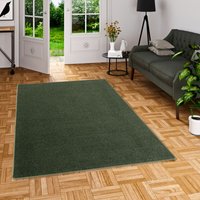 Trend Velours Teppich Joy Meliert Grün - 400x500 cm von SNAPSTYLE