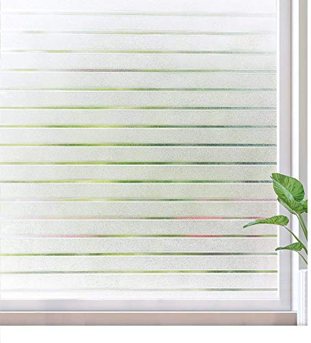 Fensterfolie Fensterschutzfolie ohne Kleber UV Hitzeschutzfolie für Glas, 90 x 200 cm von SODKK