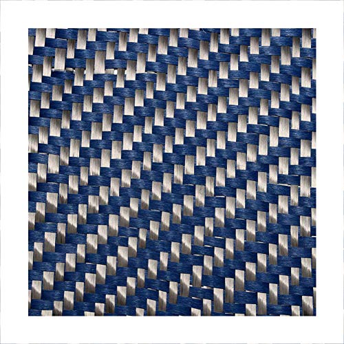 SOFIALXC 3k Carbon Faser Gewebe Tuch Verpackungs Twill Webart 500mm Breite Und 1000 Mm Lang Für Autos, Motorräder Rc (blau Schwarz) von SOFIALXC