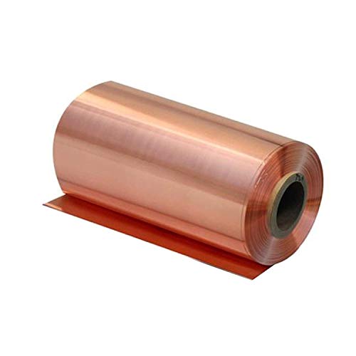 SOFIALXC Reines Kupfer Blechplatte Rohstoffe Dicke (0,2 mm)-Width: 50mm Length: 5000mm von SOFIALXC