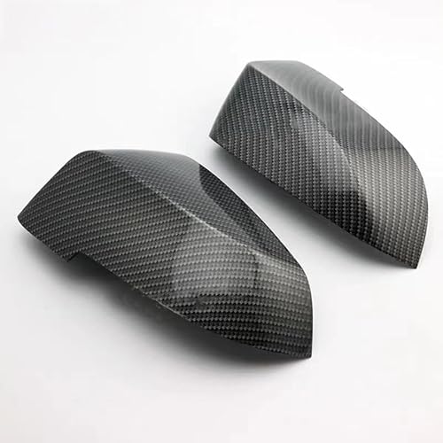 Auto Rückspiegel Spiegelkappen, für BMW 5 6 7 Series F10 F11 F18 F07 F12 F13 F06 Ersatz Seitenspiegel Abdeckkappen Auto Außenspiegel Abdeckung, B Carbon Fiber von SOPOUT